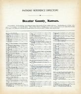Directory 001, Decatur County 1905